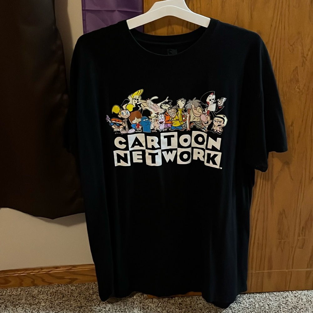 Cartoon Network Black XXL Short Sleeve Shirt